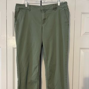 Loft size 12 green pants
